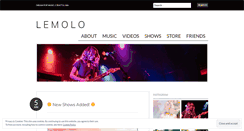 Desktop Screenshot of lemolomusic.com